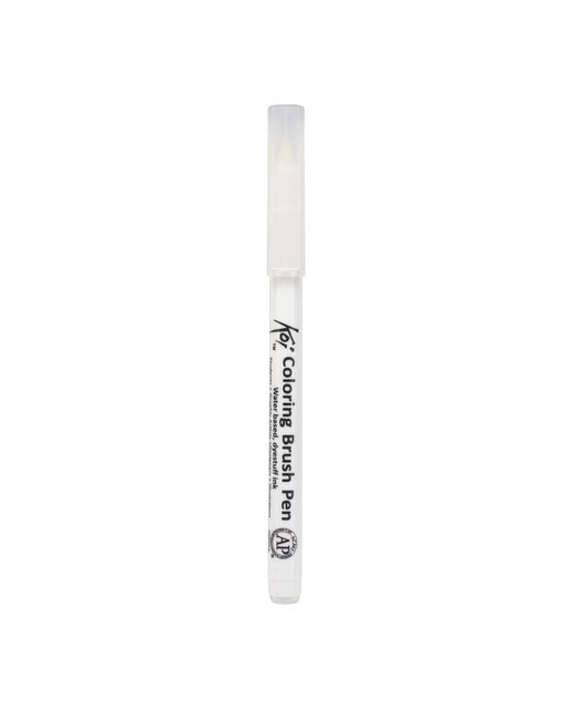 Caneta de Feltro Ponta Pincel Misturador Koi - Multicolor Branco transparente-1