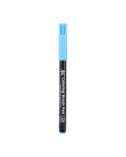 Marcador aguarelável com ponta de pincel azul celeste 1