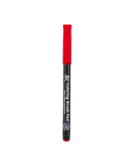 Caneta de Feltro Ponta Pincel Koi - Vermelho Vermelho-1