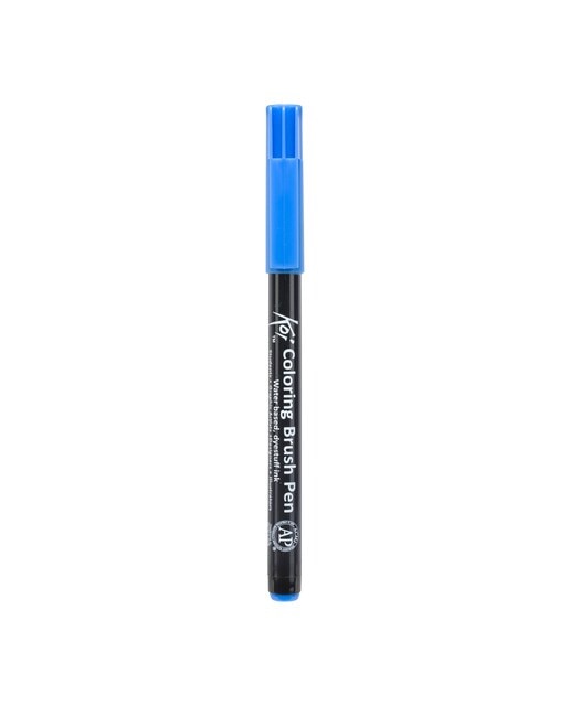 Caneta de Feltro Ponta Pincel Koi - Azul Aço Azul aço-1