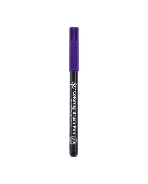 Caneta de Feltro Ponta Pincel Koi - Violeta Violeta-1