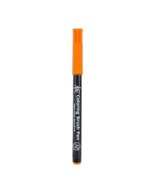 Caneta de Feltro Ponta Pincel Koi - Alaranjado Laranja-1