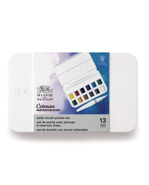 Set de Acuarela con Pincel con Depósito de Agua Cotman Winsor & Newton Multicolor