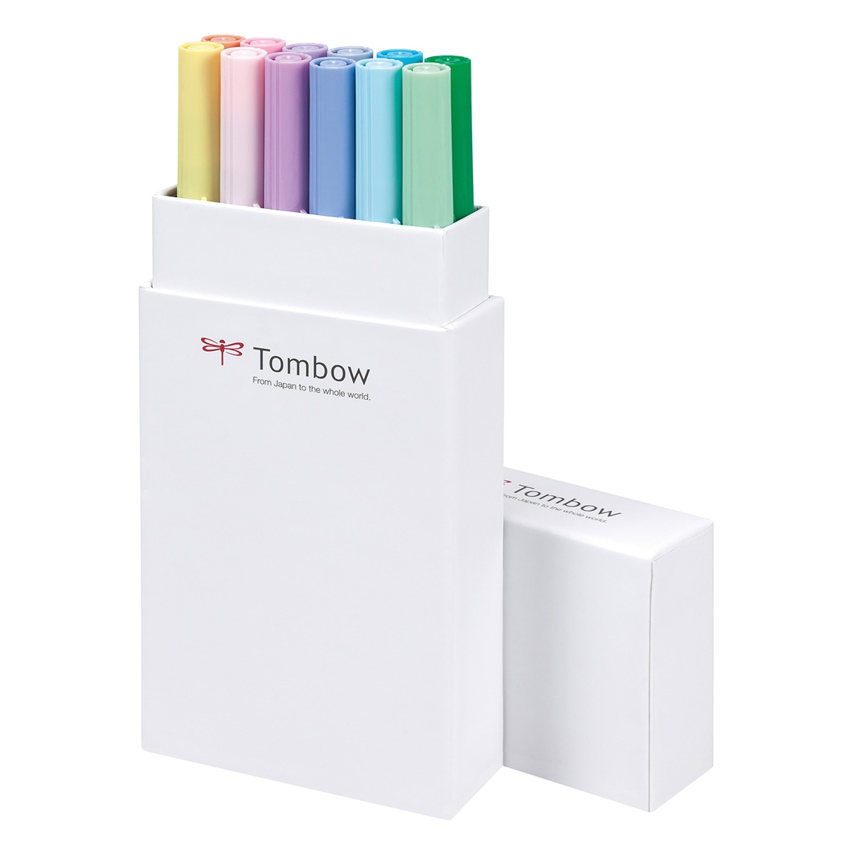 Estojo de 12 marcadores ABT cores Pastel Multicolor-3