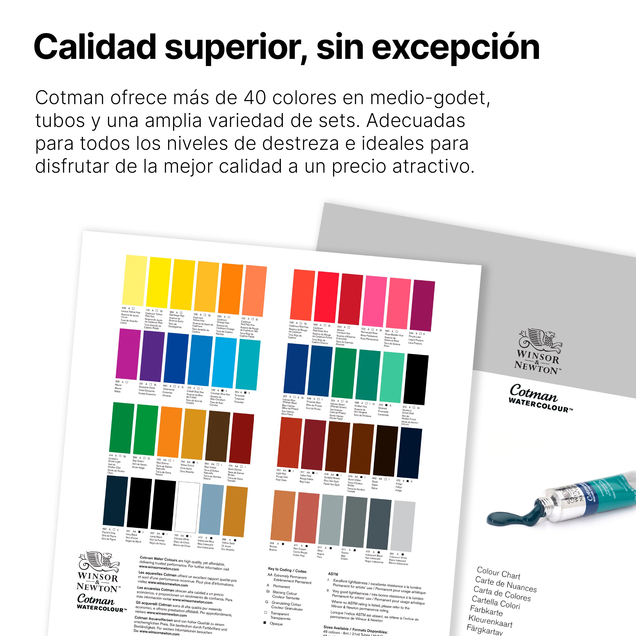 Acuarela Cotman Tubo 21 ml gris de Payne Winsor & Newton 11
