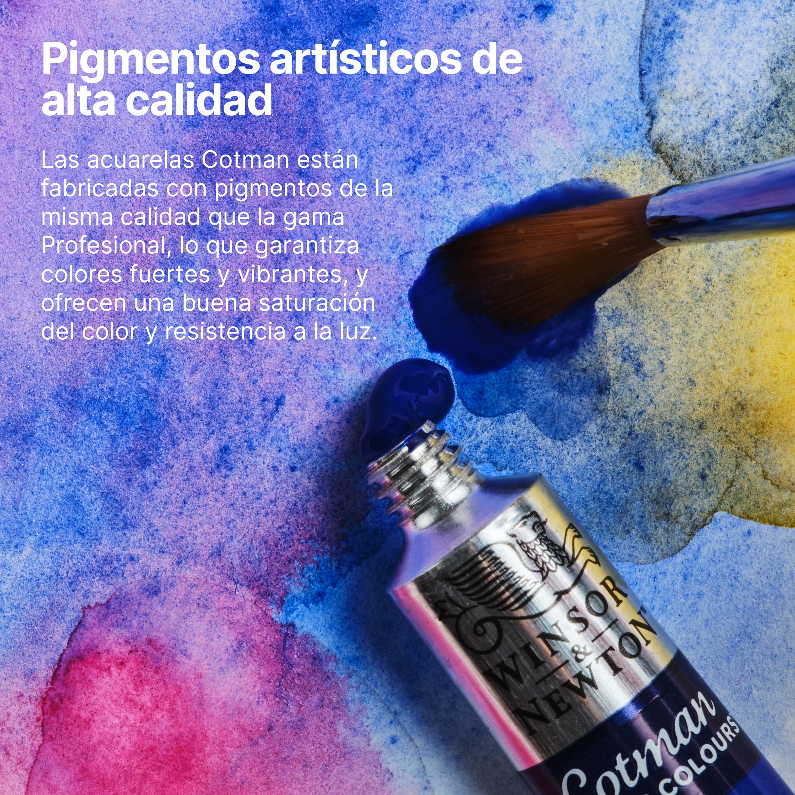 Aguarela Cotman Tubo 21 ml Amarelo Limão  Winsor & Newton 3