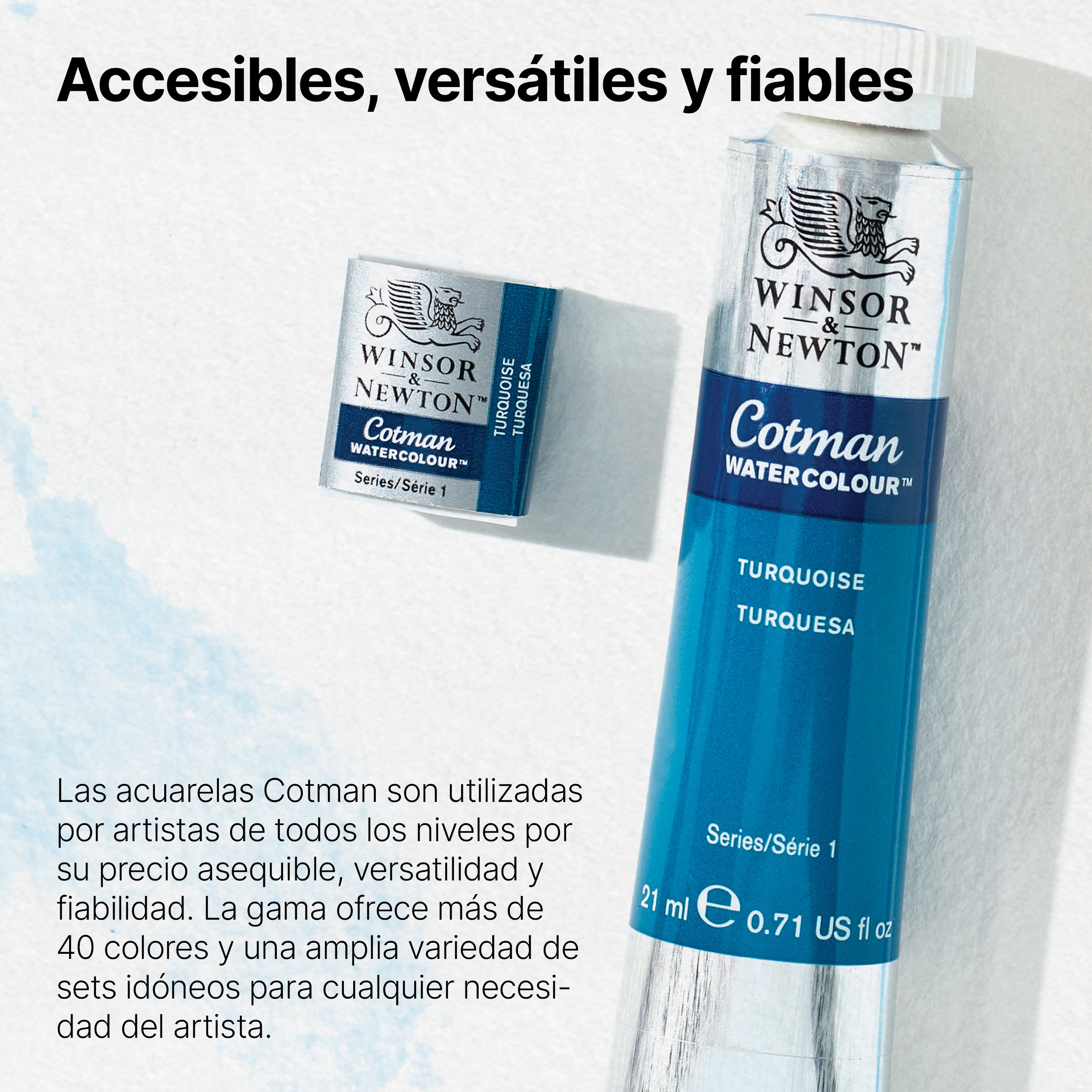 Aguarela Cotman Tubo 21 ml Amarelo Limão  Winsor & Newton 5