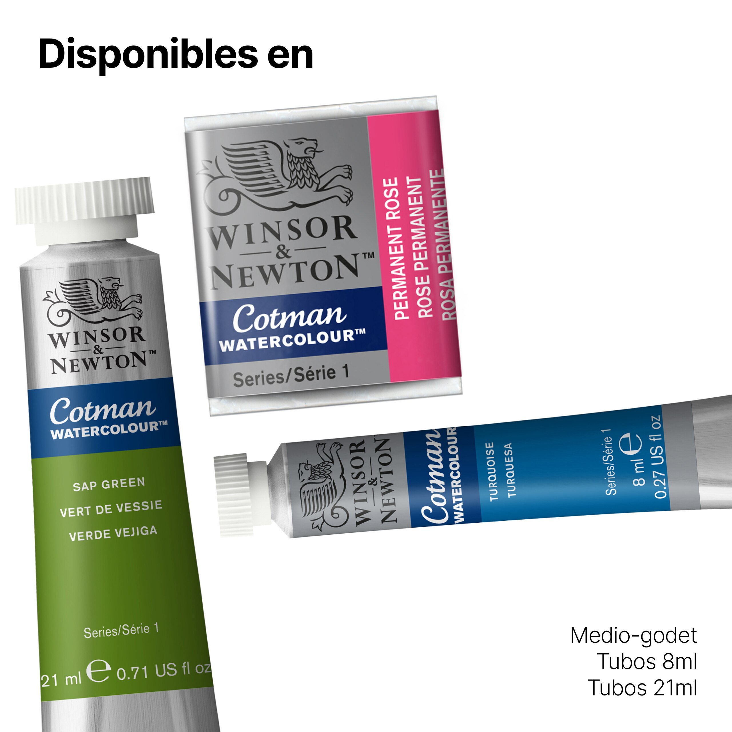 Aguarela Cotman Tubo 21 ml Amarelo Limão  Winsor & Newton 8