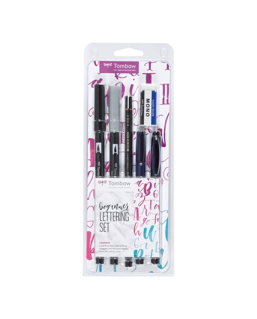 Set Lettering Principiante Tombow Multicolor