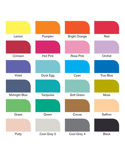 Conjunto de 24 Marcadores de Ilustração Winsor&Newton Multicolor Multicolor-6
