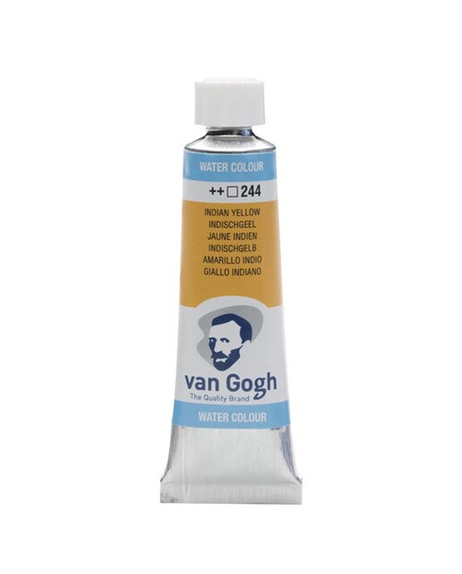 Tubo de Tinta de Aguarela de 10 ml - Amarelo Indiano Amarelo-1