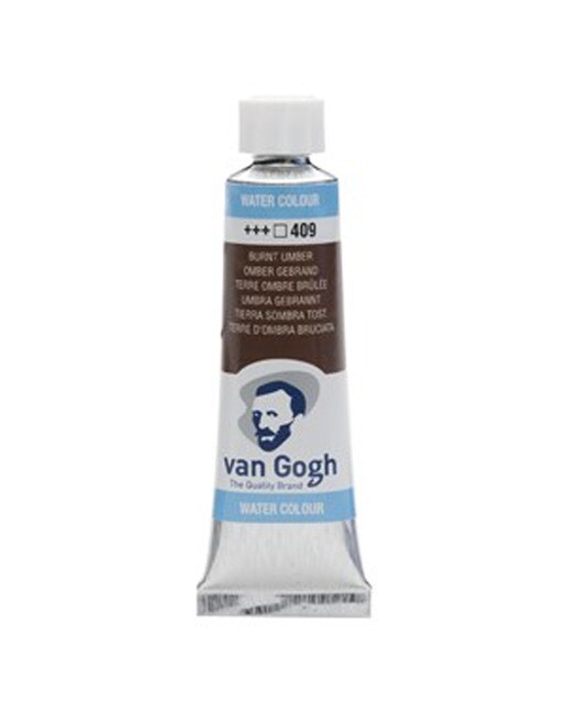 Tubo de Tinta de Aguarela de 10 ml - Sombra Torrado Castanho-1