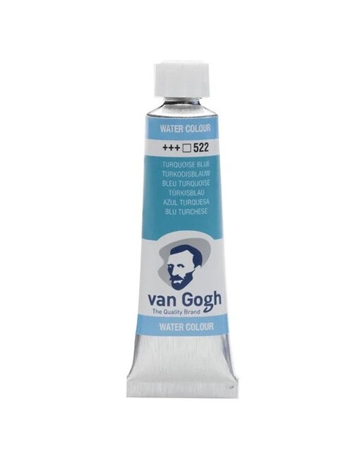 Tubo de Tinta de Aguarela de 10 ml - Azul-Turquesa Azul-turquesa-1