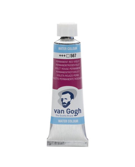 Tubo de Tinta de Aguarela de 10 ml - Roxo/Violeta Vermelho-1