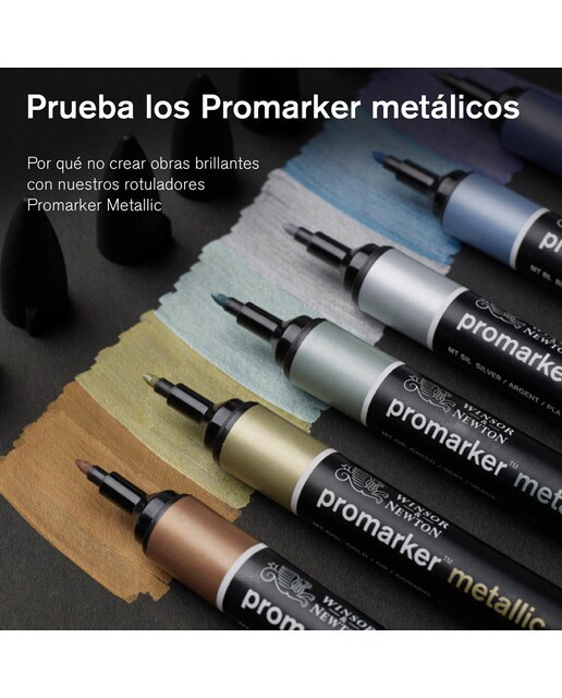 Conjunto de 6 marcadores Promarker tons pastel Winsor&Newton 10