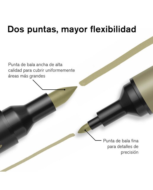 Conjunto de 6 Canetas de Feltro Metalic Marker 3