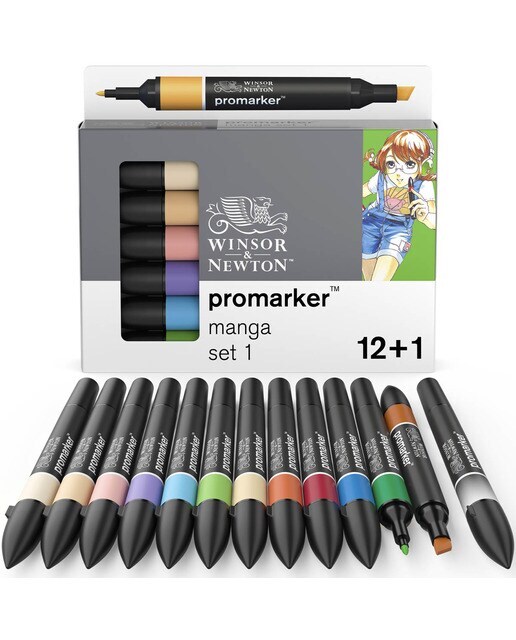 Set 12+1 Rotuladores Promarker Manga Winsor&Newton