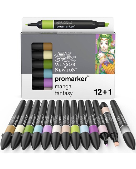 Set 12+1 Rotuladores Promarker Manga Fantasy Winsor&Newton