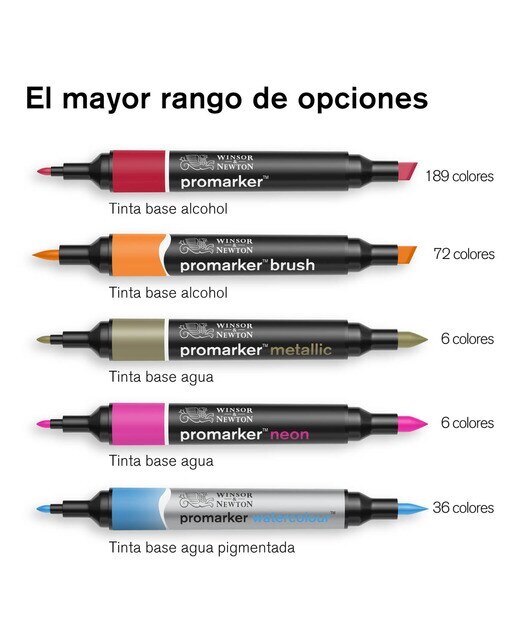 Conjunto de 12+1 marcadores Promarker Manga Fantasy Winsor&Newton 9