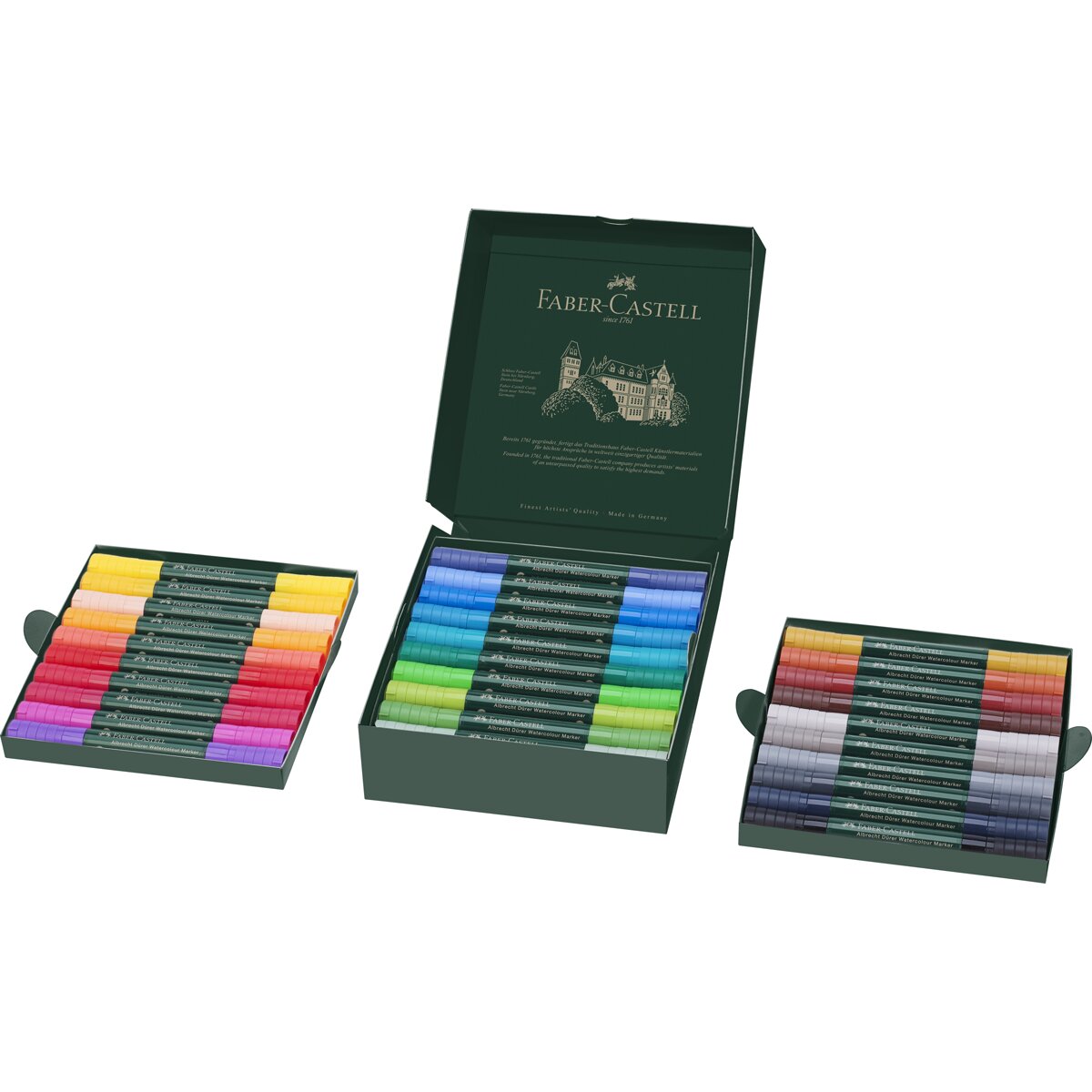 Pack con 30 Marcadores Acuarelable Doble Punta Albrecht Dürer Faber-Castell 2
