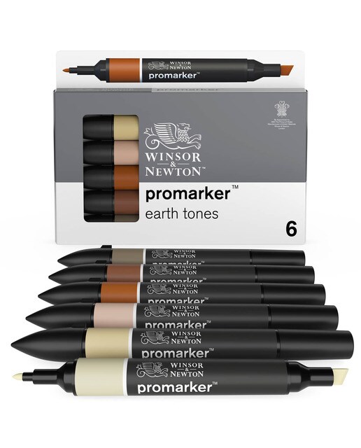Conjunto de 6 marcadores Promarker Terras Terra-1