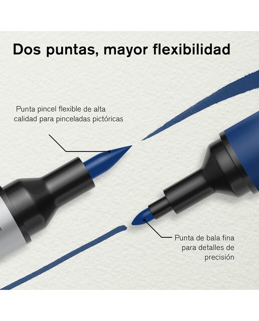 Conjunto de 6 Canetas de feltro Promarker Watercolor Tons Clássicos Multicolor Multicolor-3
