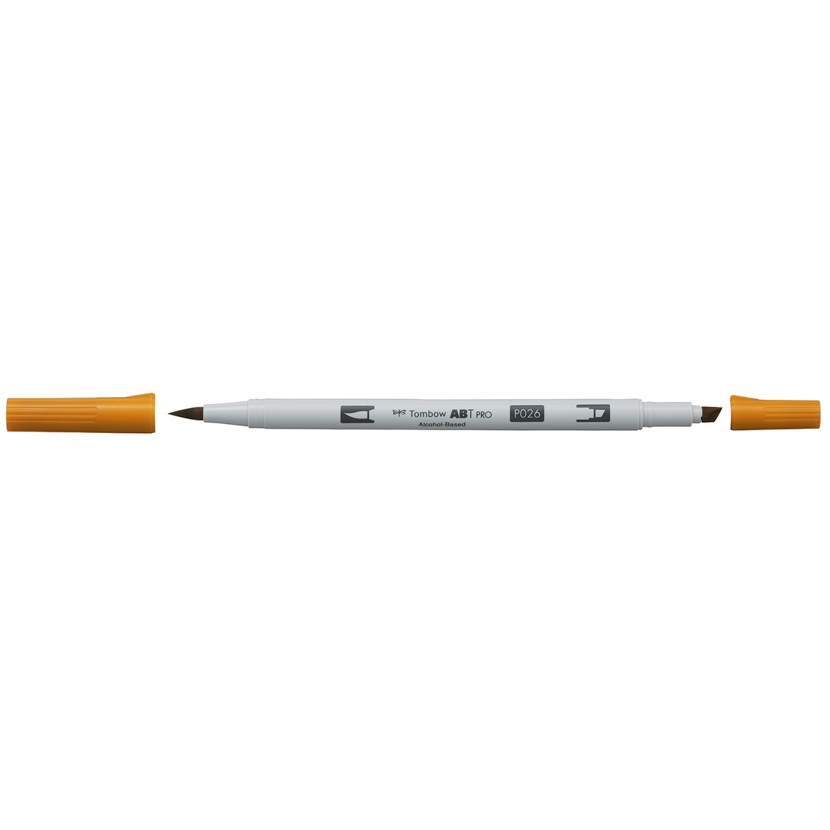 Marcador Dual Brush ABT PRO Base de álcool de ponta dupla Yellow Gold 026 Ouro-2