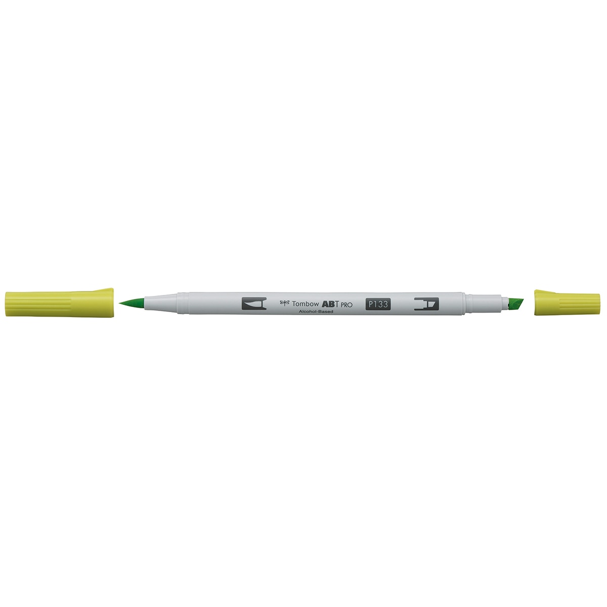 Marcador Dual Brush ABT PRO Base de álcool de ponta dupla Chartreuse 133 Verde-2