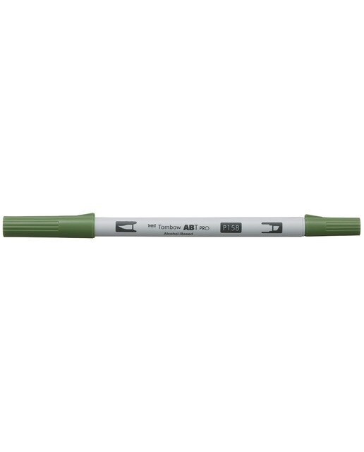 Imagem 0 de Marcador Dual Brush ABT PRO Base de álcool de ponta dupla Dark Olive 158
