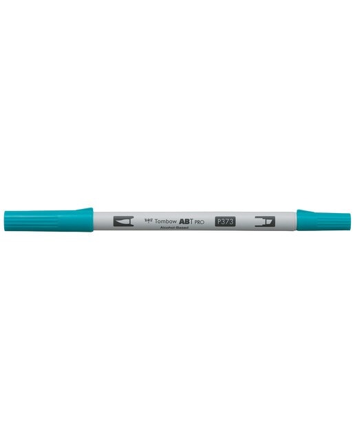 Marcador Dual Brush ABT PRO Base de álcool de ponta dupla Sea Blue 373 Azul-1