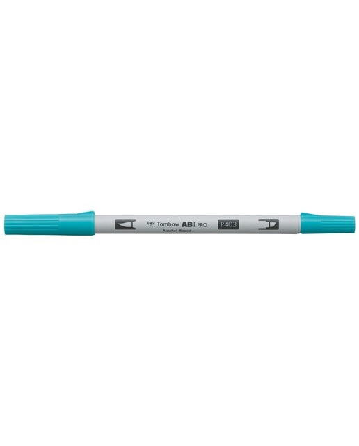Marcador Dual Brush ABT PRO Base de álcool de ponta dupla Bright Blue 403 Azul-1