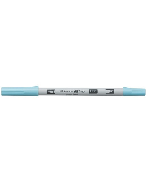 Imagem 0 de Marcador Dual Brush ABT PRO Base de álcool de ponta dupla Sky Blue 451