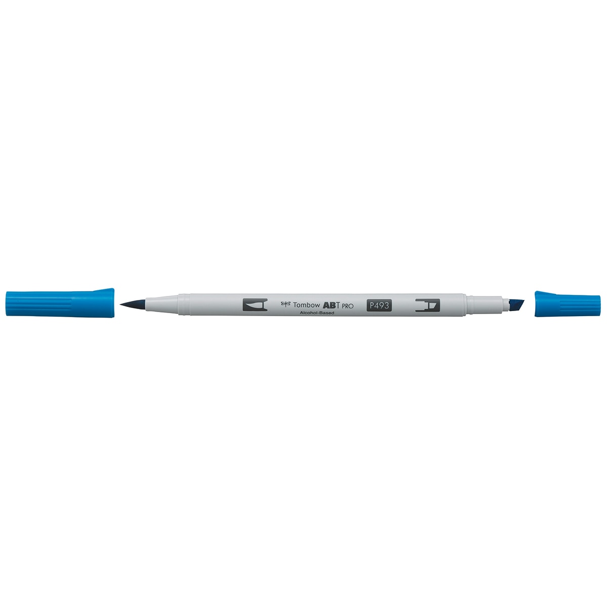 Marcador Dual Brush ABT PRO Base de álcool de ponta dupla Reflex Blue 493 Azul-2