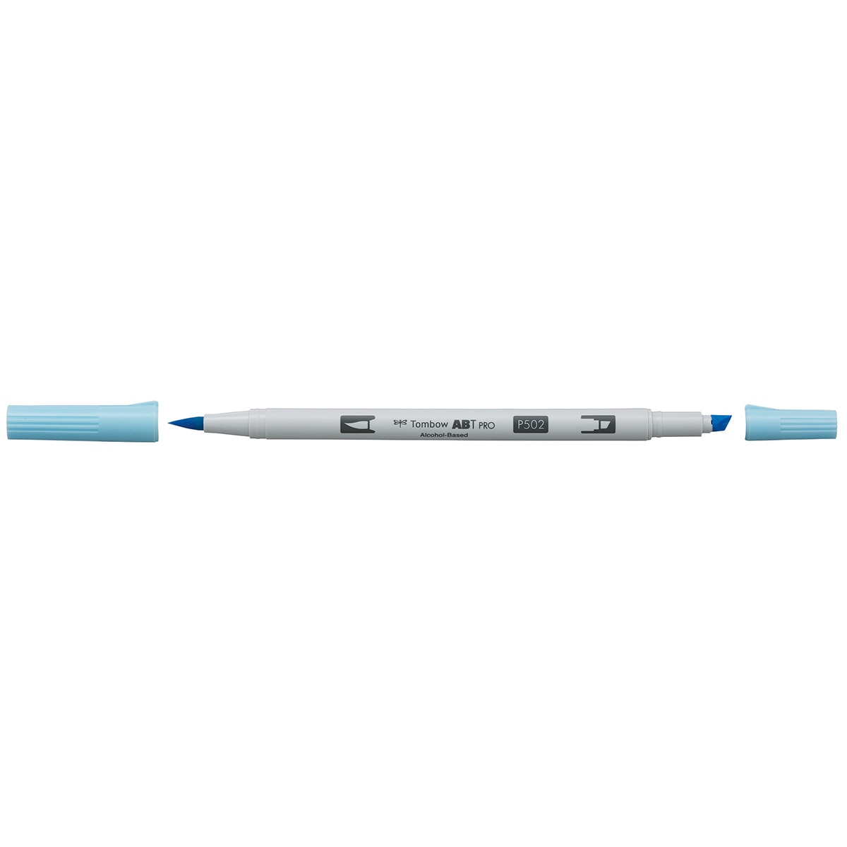 Marcador Dual Brush ABT PRO Base de álcool de ponta dupla Arctic Blue 502 Azul Ártico-2