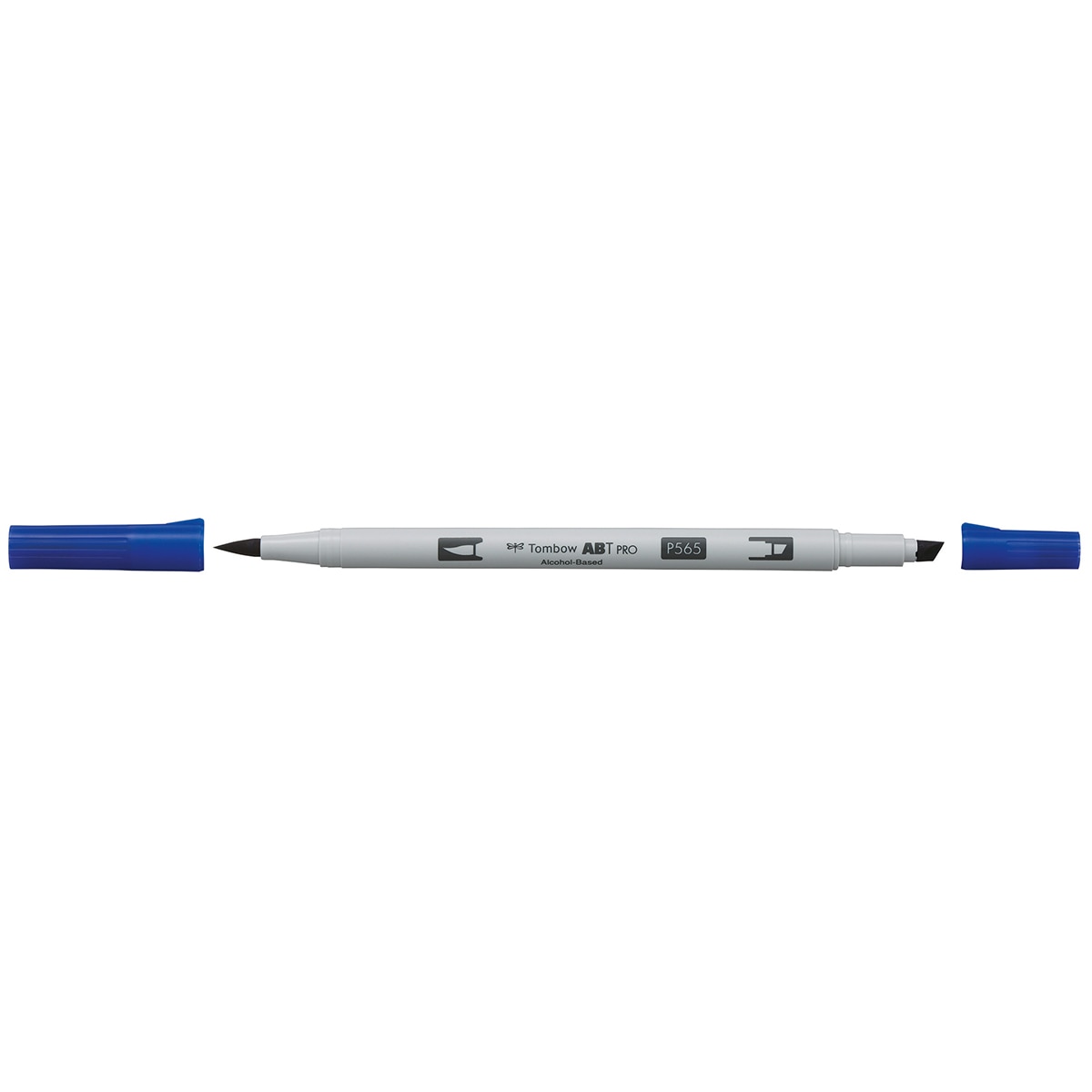 Marcador Dual Brush ABT PRO Base de álcool de ponta dupla Deep Blue 565 Azul-2