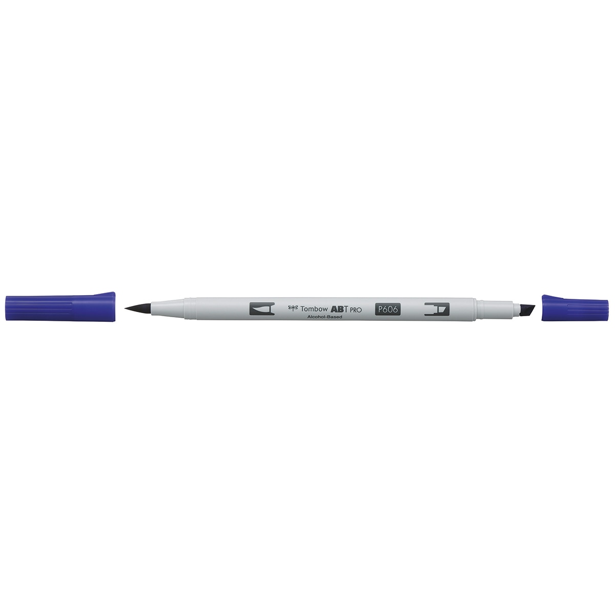Marcador Dual Brush ABT PRO Base de álcool de ponta dupla Violet 606 Violeta-2