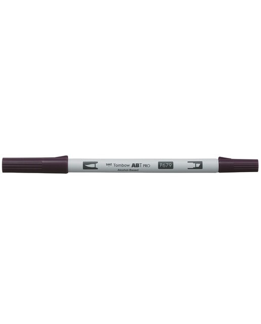 Imagem 0 de Marcador Dual Brush ABT PRO Base de álcool de ponta dupla Dark Plum 679