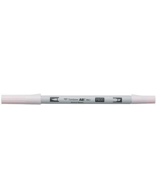 Marcador Dual Brush ABT PRO Base de álcool de ponta dupla Baby Pink 800 Rosa-1