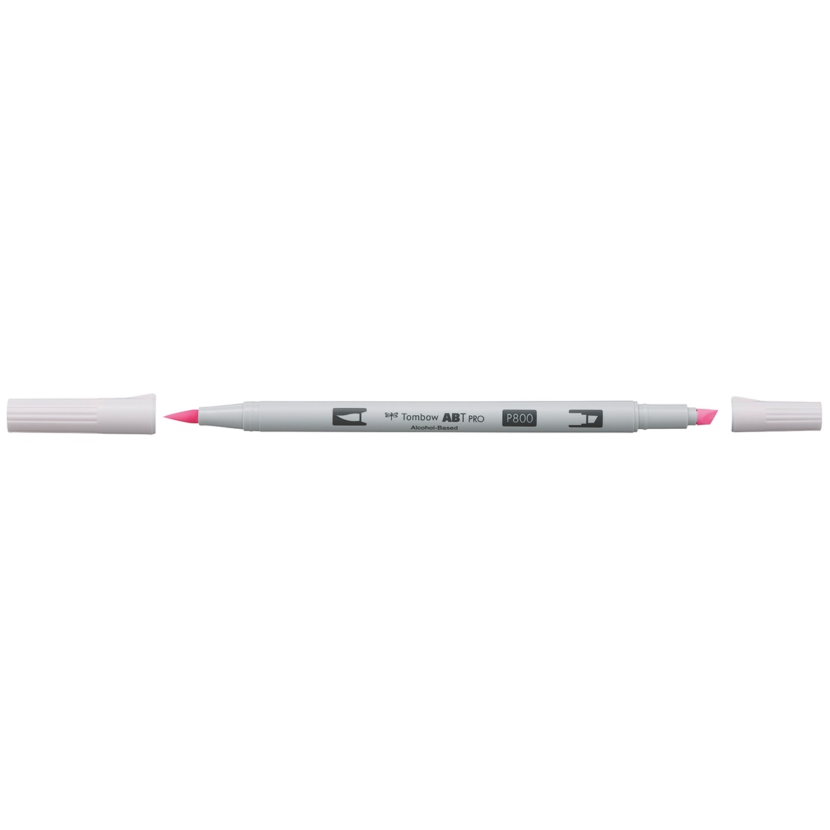 Marcador Dual Brush ABT PRO Base de álcool de ponta dupla Baby Pink 800 Rosa-2