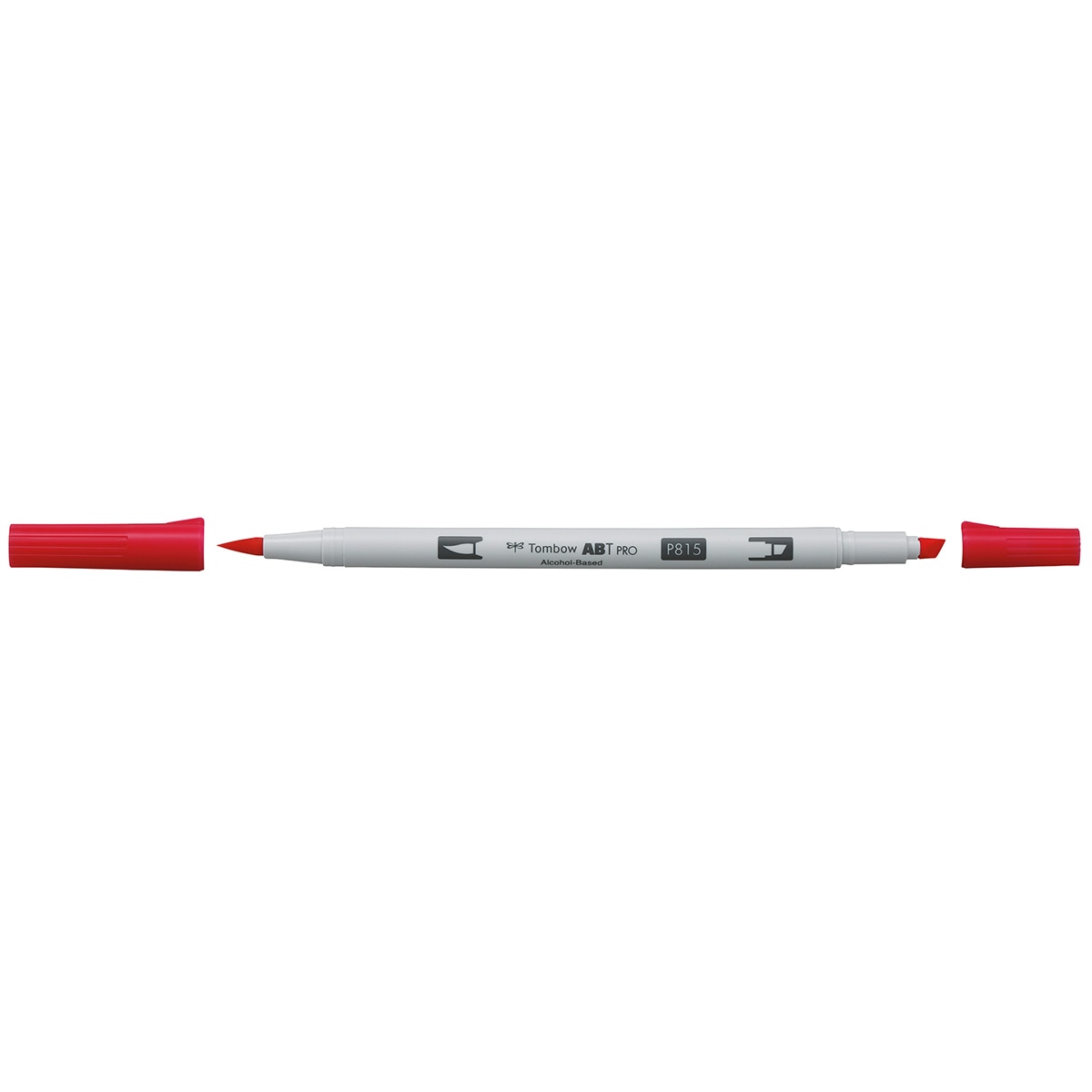Marcador Dual Brush ABT PRO Base de álcool de ponta dupla Cherry 815 Vermelho-2