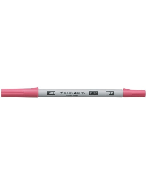 Marcador Dual Brush ABT PRO Base de álcool de ponta dupla Mauve 817 Rosa-1