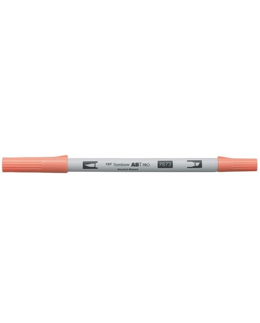 Imagem 0 de Marcador Dual Brush ABT PRO Base de álcool de ponta dupla Coral 873