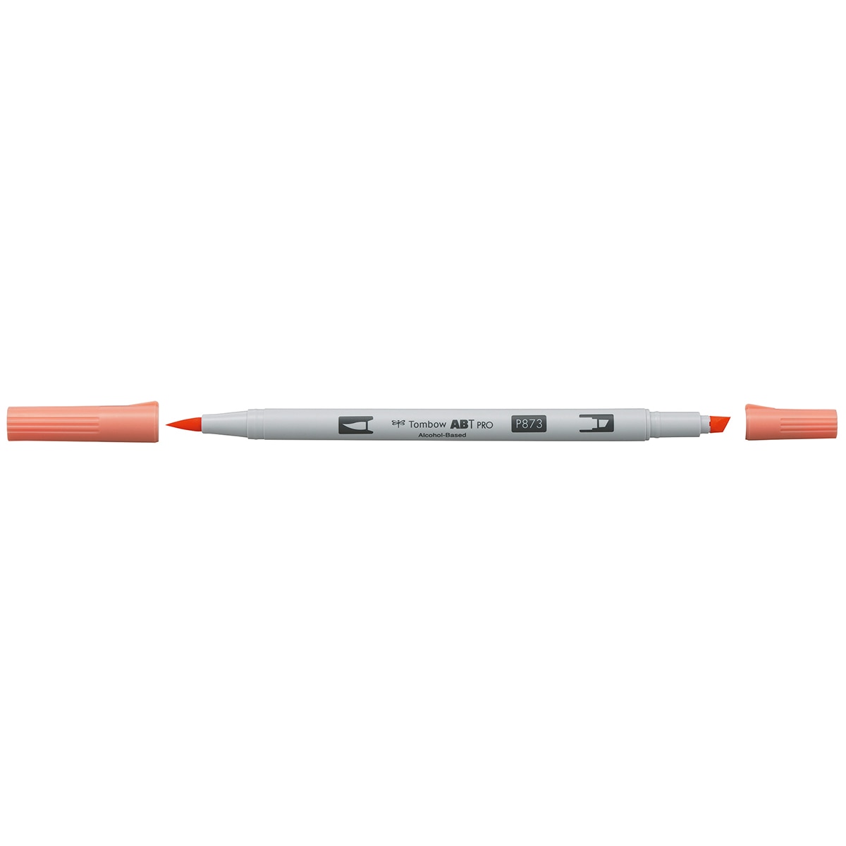 Marcador Dual Brush ABT PRO Base de álcool de ponta dupla Coral 873 Coral-2