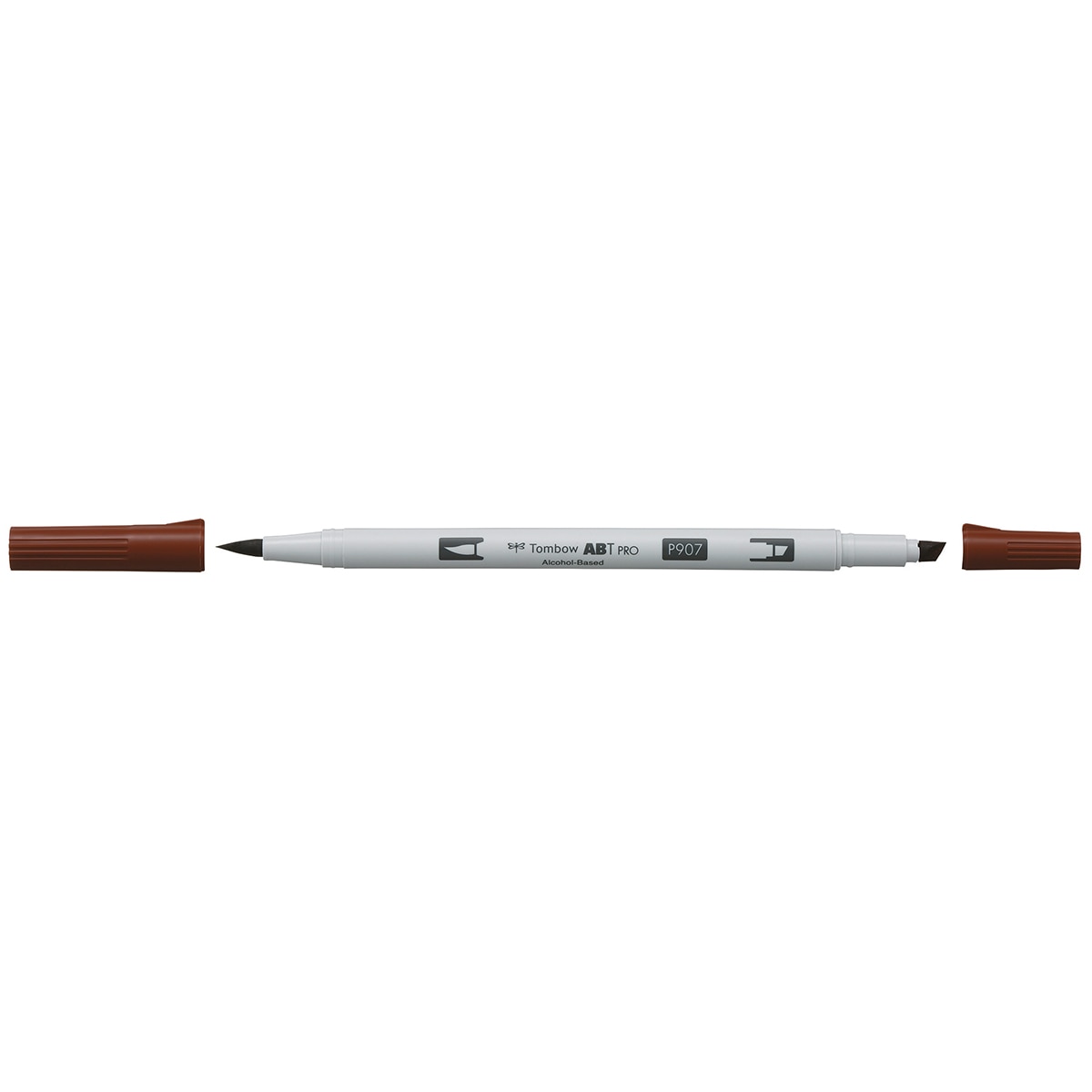 Marcador Dual Brush ABT PRO Base de álcool de ponta dupla Spice 907 Castanho-2