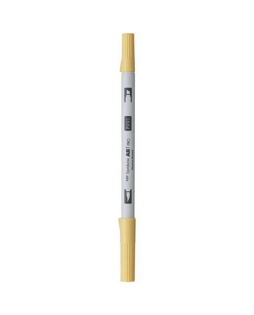 Marcador Dual Brush ABT PRO Base de álcool de ponta dupla Light Ochre 991 Ocre-1