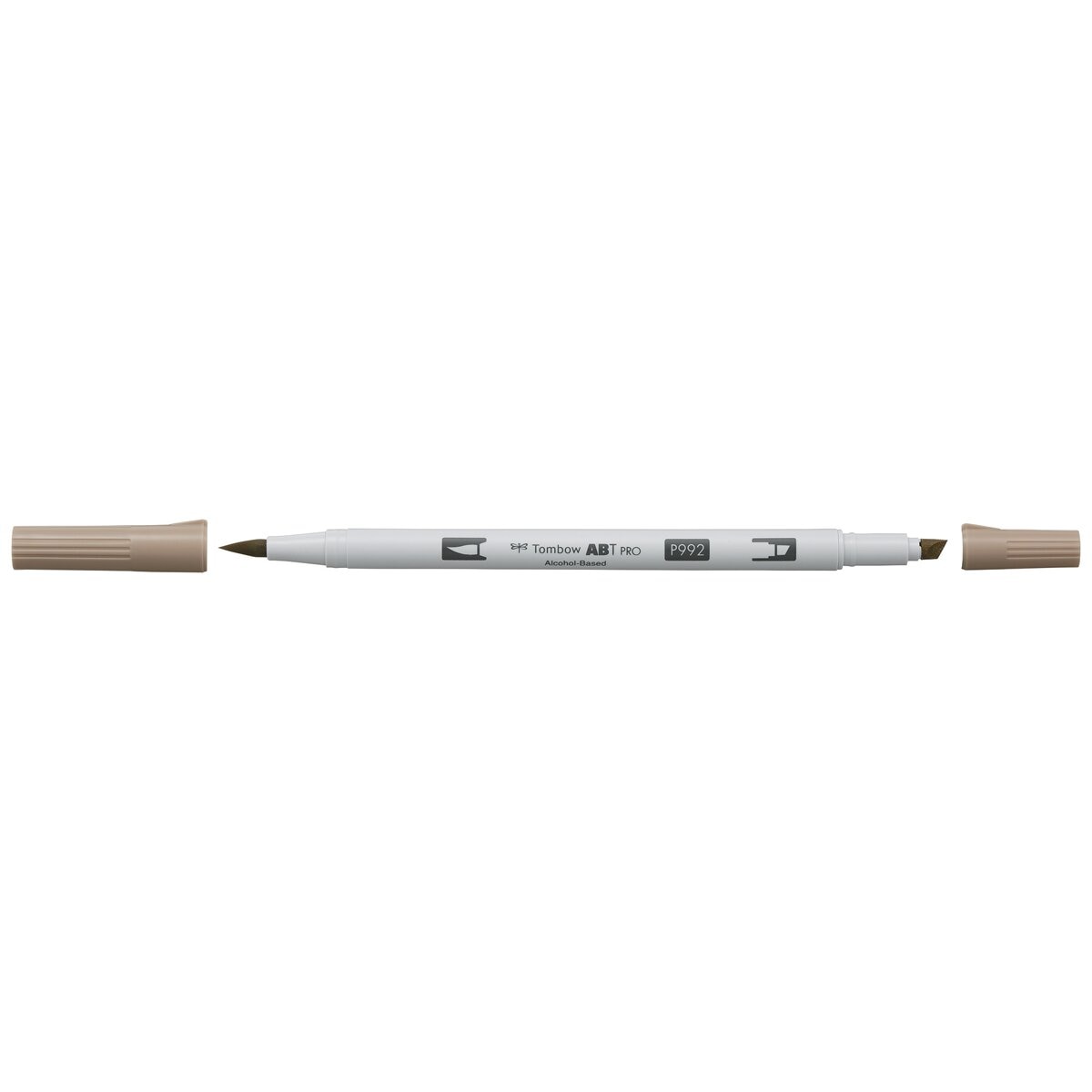 Marcador Dual Brush ABT PRO Base de álcool de ponta dupla Sand 992 Areia-2