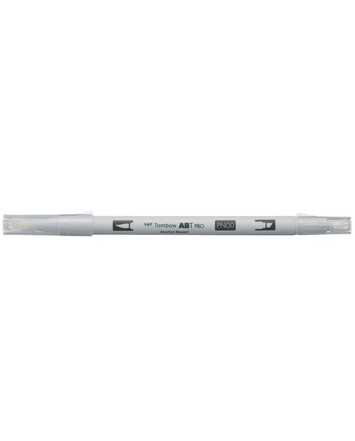 Marcador Dual Brush ABT PRO Base de álcool de ponta dupla Blender N00 Transparente-1
