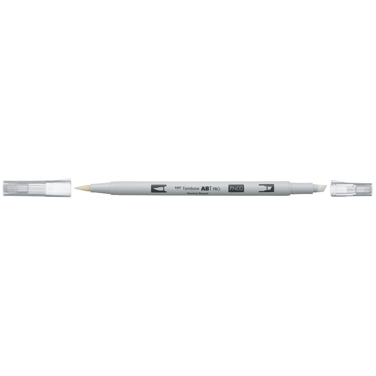 Marcador Dual Brush ABT PRO Base de álcool de ponta dupla Blender N00 Transparente-2