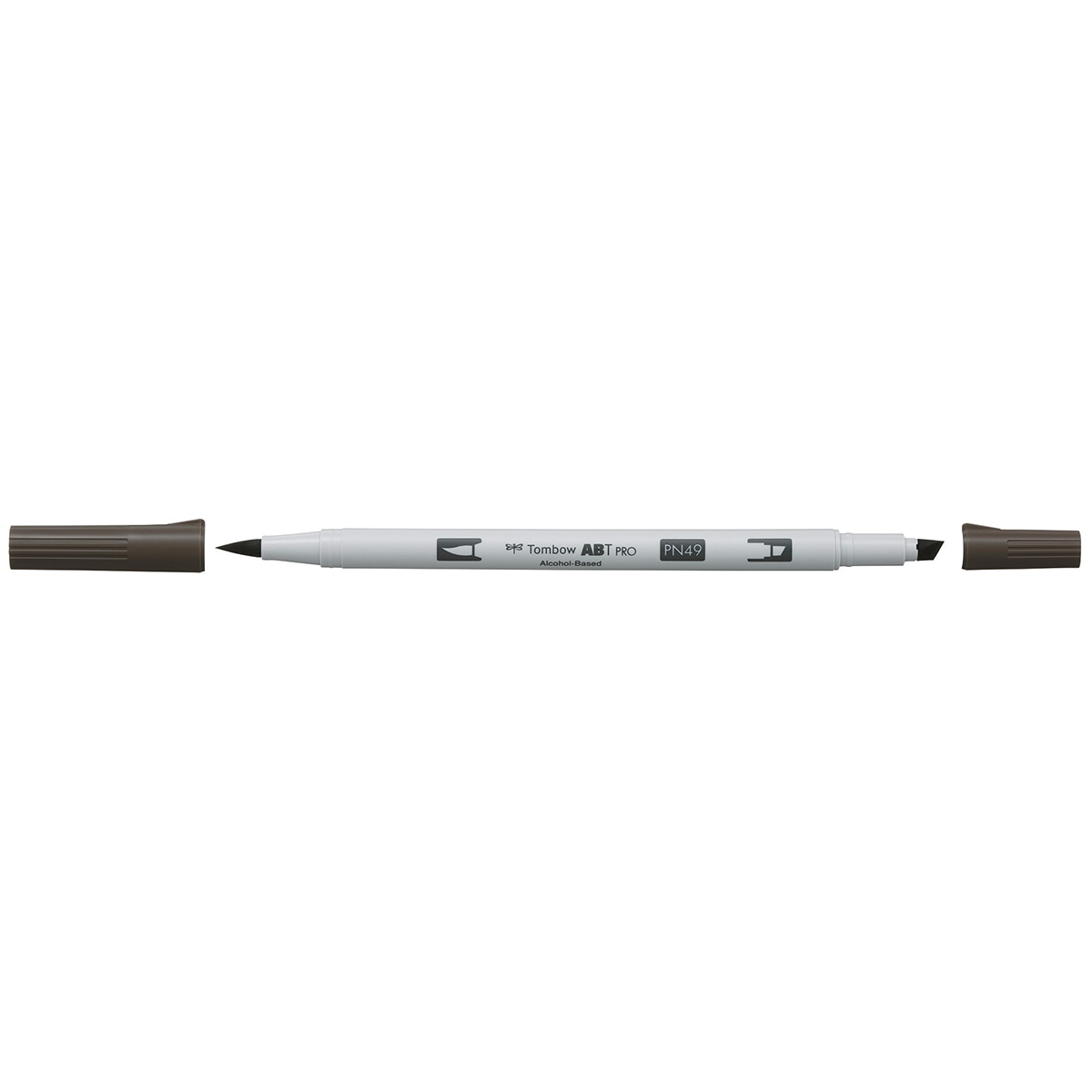 Marcador Dual Brush ABT PRO Base de álcool de ponta dupla Warm Grey 8 N49 Cinzento-2