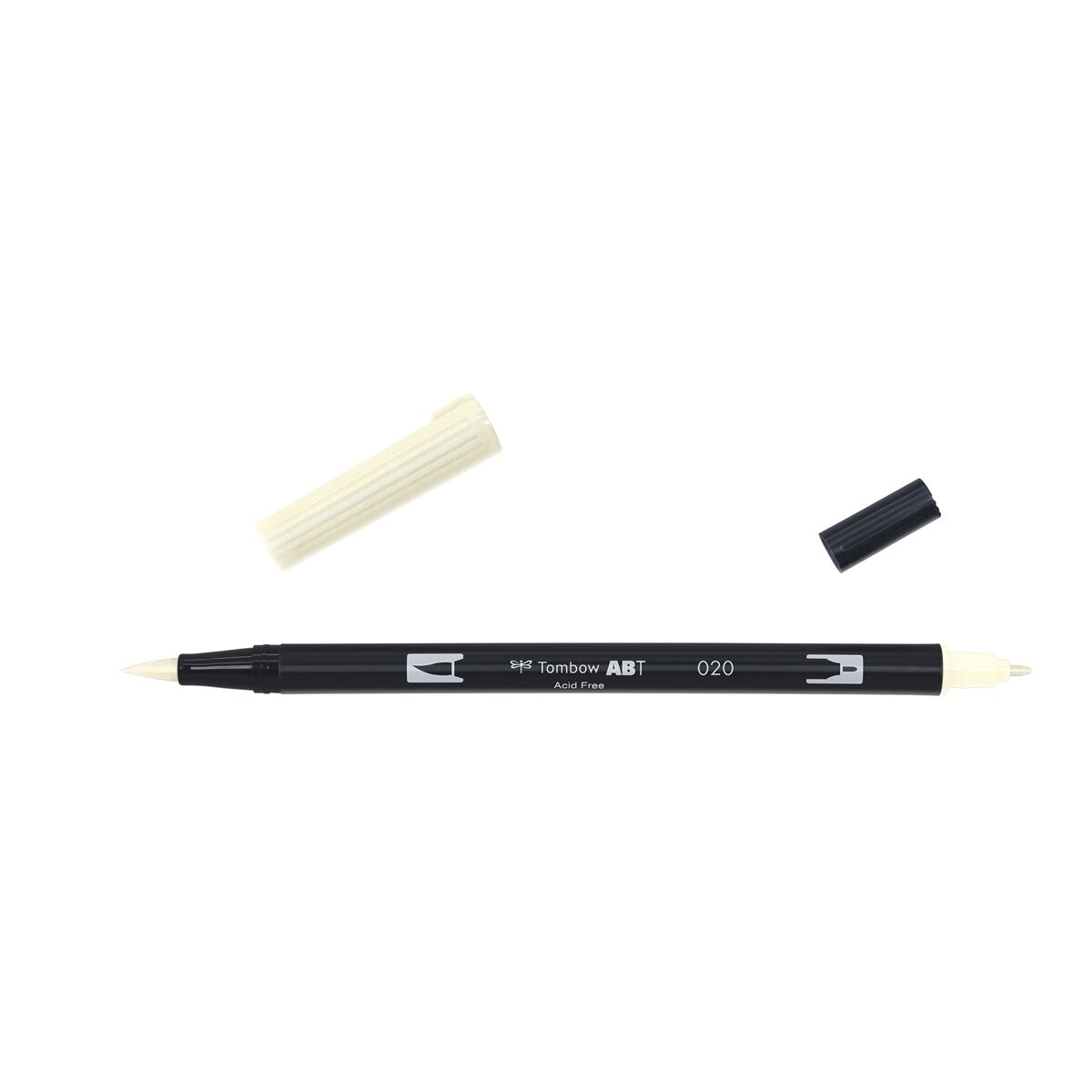 Marcador Dual Brush ABT de ponta dupla aguarelável Peach 020 Pêssego-2